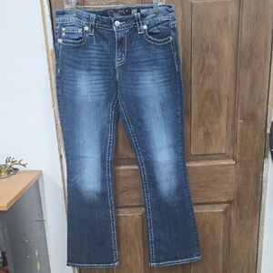 Miss Me Mid-Rise Easy Boot Cut Jeans